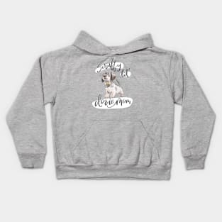 Scruffy Wirehaired Doxie Mom Kids Hoodie